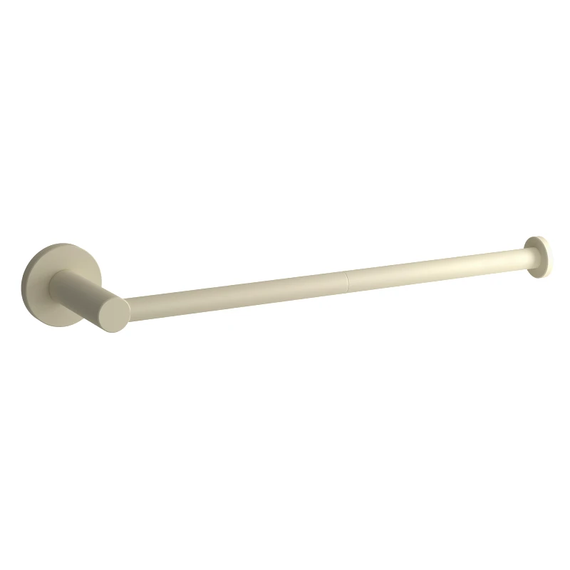 Pam & Co Κρεμάστρα Πετσέτας Ανοξείδωτη Matt Ivory Pam & Co 29x5x5εκ. 115-703 (Υλικό: Ανοξείδωτο, Χρώμα: Ιβουάρ) - Pam & Co - 115-703