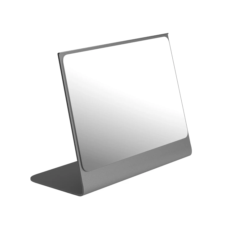 Pam & Co Καθρέπτης Επιτραπέζιος Ανοξείδωτος Matt Concrete Grey Pam & Co 20x10x18εκ. 2015-163 (Υλικό: Ανοξείδωτο, Χρώμα: Γκρι) - Pam & Co - 2015-163