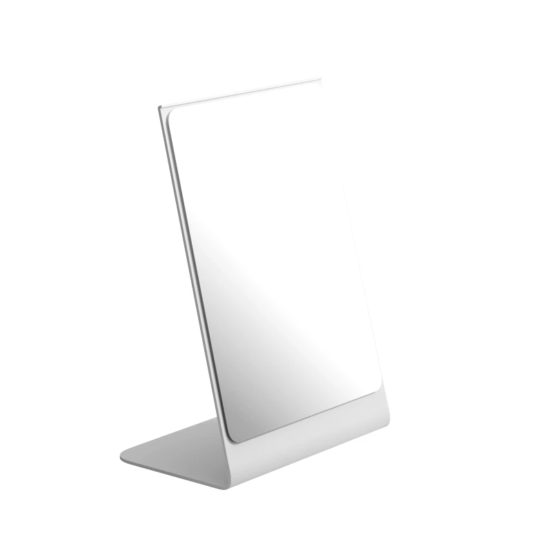 Pam & Co Καθρέπτης Επιτραπέζιος Ανοξείδωτος Matt White Pam & Co 15x10x22εκ. 1520-033 (Υλικό: Ανοξείδωτο, Χρώμα: Λευκό) - Pam & Co - 1520-033