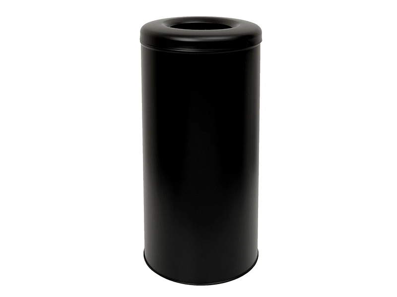 Pam & Co Καλάθι Απλύτων 30lt Ανοξείδωτο Matt Black Pam & Co Φ25x57εκ. 29-2557-403 (Υλικό: Ανοξείδωτο, Χρώμα: Μαύρο) - Pam & Co - 29-2557-403