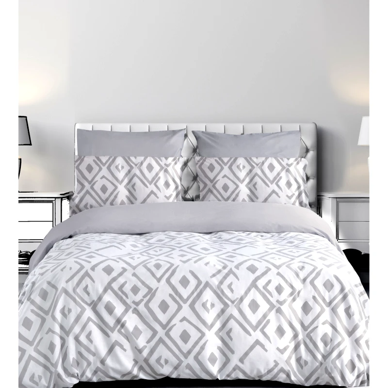 Makis Tselios Σετ Σεντόνια Βαμβακερά Μονά 170x270εκ. Romvos 2 Grey Makis Tselios (Ύφασμα: Βαμβάκι 100%, Τύπος κατωσέντονου: Χωρίς Λάστιχο, Χρώμα: Γκρι, Μέγεθος: Μονά) - Makis Tselios - 117340123456