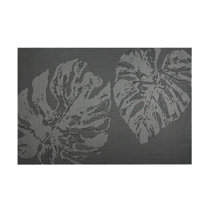 Max Home Σουπλά Πλαστικό Γκρι Banana Leaf Max Home® 45x30εκ. PTG81877C45 (Σετ 2 Τεμάχια) (Υλικό: Πλαστικό, Χρώμα: Γκρι) - Max Home - PTG81877C45