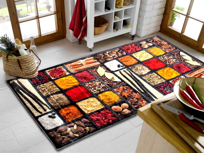 DimCol Χαλάκι Κουζίνας Polyester 67x150εκ. Spices 246 DimCol (Ύφασμα: Polyester) - DimCol - 33463057009