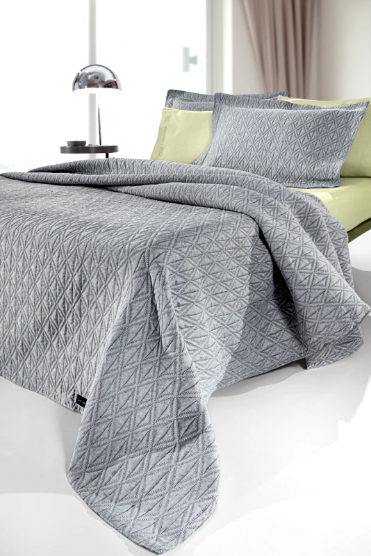 Guy Laroche Κουβέρτα Polycotton King 245x260εκ. Oasis Anthracite Guy Laroche (Ύφασμα: 60% Cotton - 40% Polyester, Χρώμα: Ανθρακί, Μέγεθος: King Size) - Guy Laroche - 5206480655371