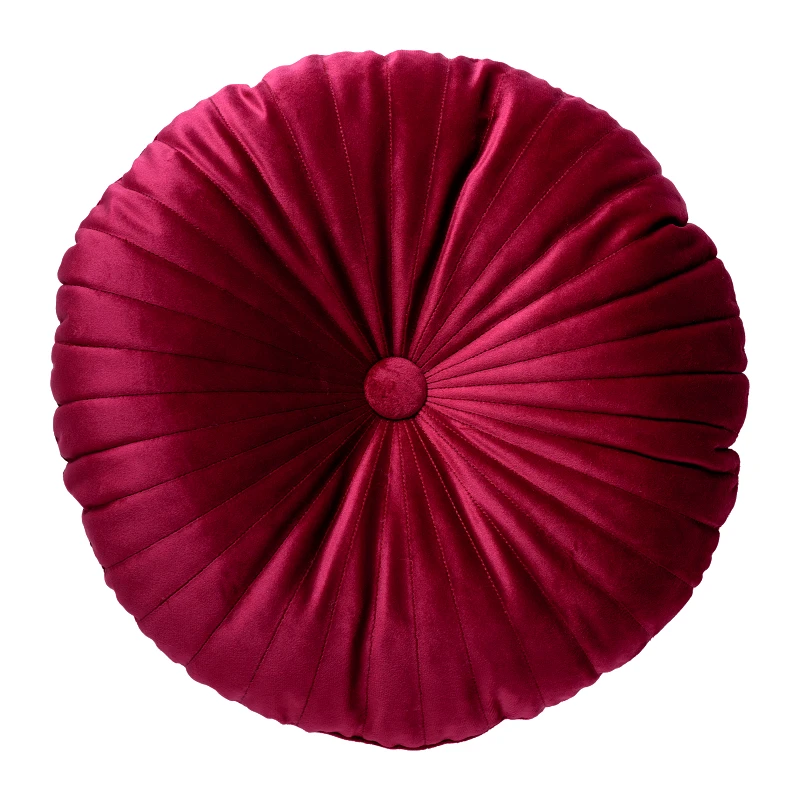 Das Home Διακοσμητικό Μαξιλάρι Polyester Φ38εκ. Throws 0268 Μπορντώ Das Home (Ύφασμα: Polyester, Χρώμα: Μπορντώ ) - Das Home - 533538380268