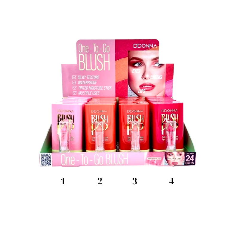 DDONNA Cosmetics One To Go Blush Στικ Για Λάμψη Μάγουλα-Χείλη-Μάτια 25g DDONNA Cosmetics 13338A-4 - DDONNA Cosmetics - 13338A-4