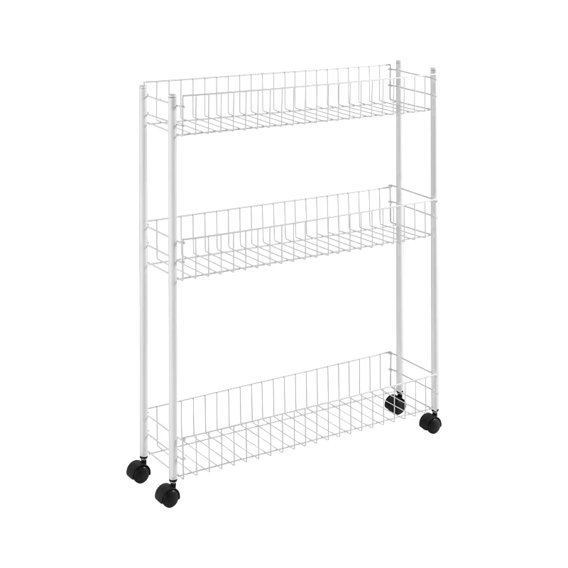 METALTEX Τρόλεϊ 3 Θέσεων Fino Metaltex 58x16x72εκ. 16-341433 (Χρώμα: Λευκό) - METALTEX - 16-341433