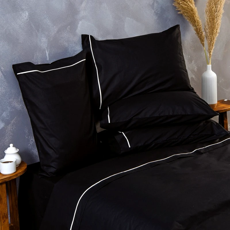 Sb home Κουβερλί Βαμβακερό Υπέρδιπλο 220x240εκ. Ios Black Sb home (Ύφασμα: Βαμβάκι 100%, Χρώμα: Μαύρο, Μέγεθος: Υπέρδιπλα) - Sb home - 5206864066533