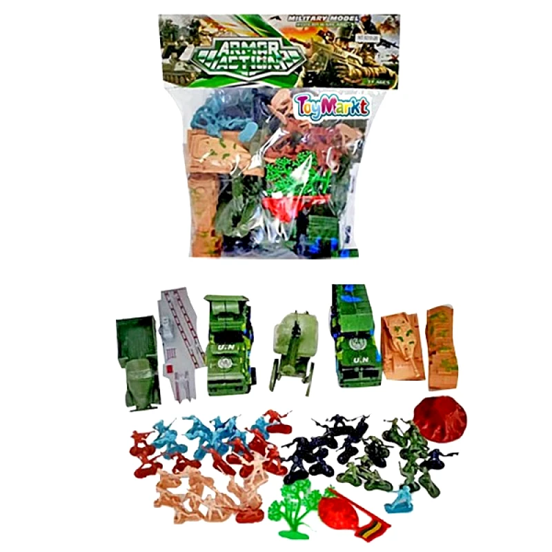 Toy Markt Στρατιωτάκια Armor Action Σε Σακουλάκι 25x9x27εκ. Toy Markt 71-3237 - Toy Markt - 71-3237