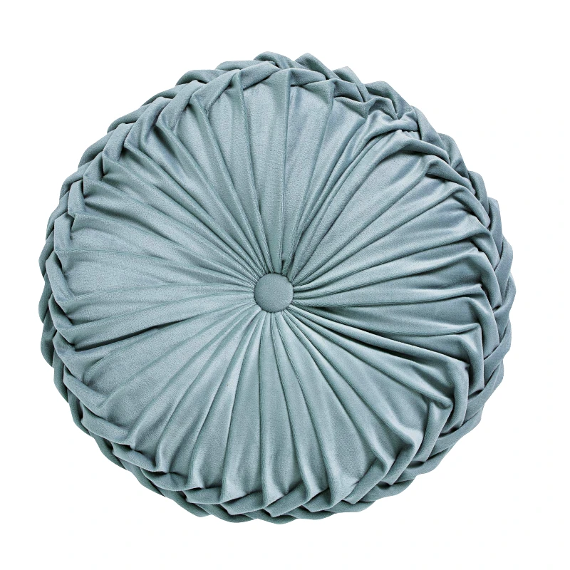 Das Home Διακοσμητικό Μαξιλάρι Polyester Φ40εκ. Throws 0248 Μπλε Das Home (Ύφασμα: Polyester, Χρώμα: Μπλε) - Das Home - 533540400248