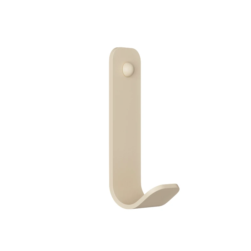 Pam & Co Κρεμάστρα Τοίχου Μεταλλική Matt Ivory Pam & Co 5x5x13εκ. 15-703 (Υλικό: Μεταλλικό, Χρώμα: Ιβουάρ) - Pam & Co - 15-703