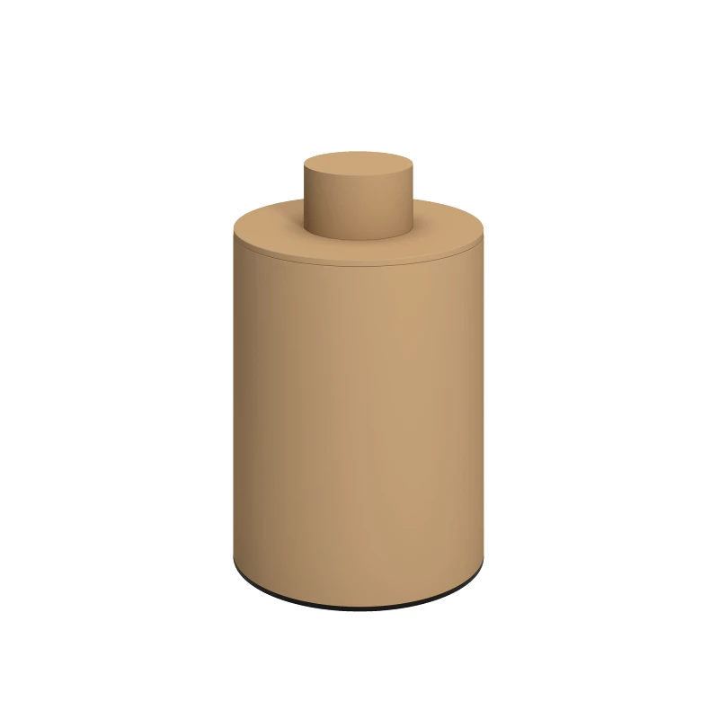 Pam & Co Δοχείο Αποθήκευσης Με Καπάκι Ανοξείδωτο Matt Beige Pam & Co Φ8x15εκ. 94-103 (Υλικό: Ανοξείδωτο, Χρώμα: Μπεζ) - Pam & Co - 94-103