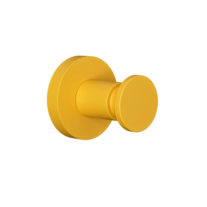 Pam & Co Κρεμάστρα Τοίχου Μεταλλική Matt Yellow Pam & Co 5x5x5εκ. 12-603 (Υλικό: Μεταλλικό, Χρώμα: Κίτρινο ) - Pam & Co - 12-603