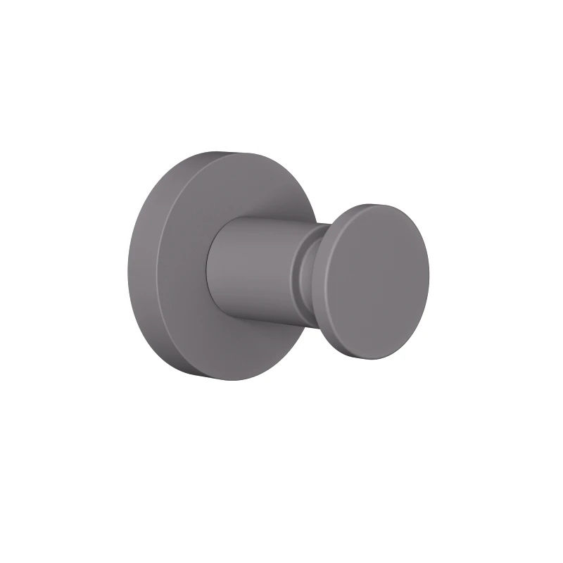 Pam & Co Κρεμάστρα Τοίχου Μεταλλική Matt Concrete Grey Pam & Co 5x5x5εκ. 12-163 (Υλικό: Μεταλλικό, Χρώμα: Γκρι) - Pam & Co - 12-163