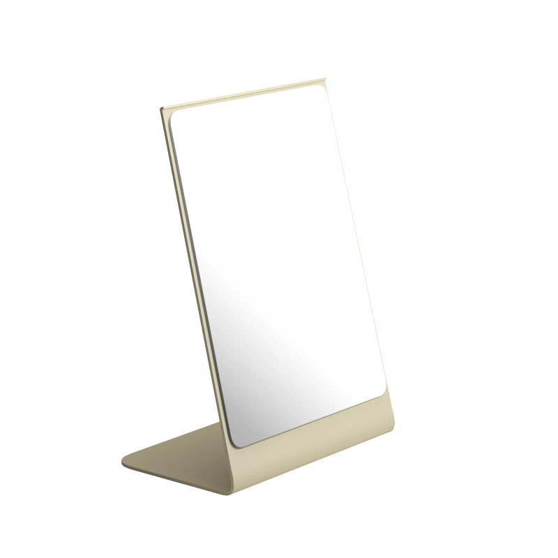 Pam & Co Καθρέπτης Επιτραπέζιος Ανοξείδωτος Matt Ivory Pam & Co 15x10x22εκ. 1520-703 (Υλικό: Ανοξείδωτο, Χρώμα: Ιβουάρ) - Pam & Co - 1520-703