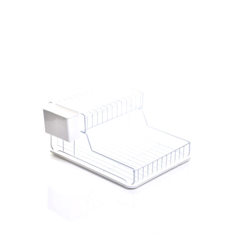 Max Home Πιατοθήκη Με Δίσκο Μεταλλική Λευκή 44x32x21,5εκ. Max Home (Υλικό: Μεταλλικό, Χρώμα: Λευκό) - Max Home - DMZ38032WH