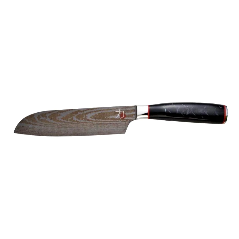 Bergner Μαχαίρι Santoku Ανοξείδωτο Bergner 17,5εκ. BG04128MBK (Υλικό: Ανοξείδωτο) - Bergner - BG04128MBK
