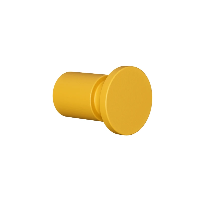 Pam & Co Κρεμάστρα Τοίχου Μεταλλική Matt Yellow Pam & Co 2,2x5εκ. 10-603 (Υλικό: Μεταλλικό, Χρώμα: Κίτρινο ) - Pam & Co - 10-603