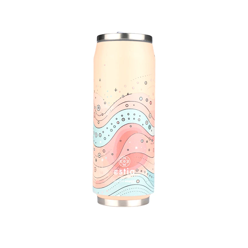 estia Θερμός-Ποτήρι Ανοξείδωτο Whimsy Wonders Save The Aegean Estia 500ml-7x19εκ. 01-22853 (Υλικό: Ανοξείδωτο) - estia - 01-22853