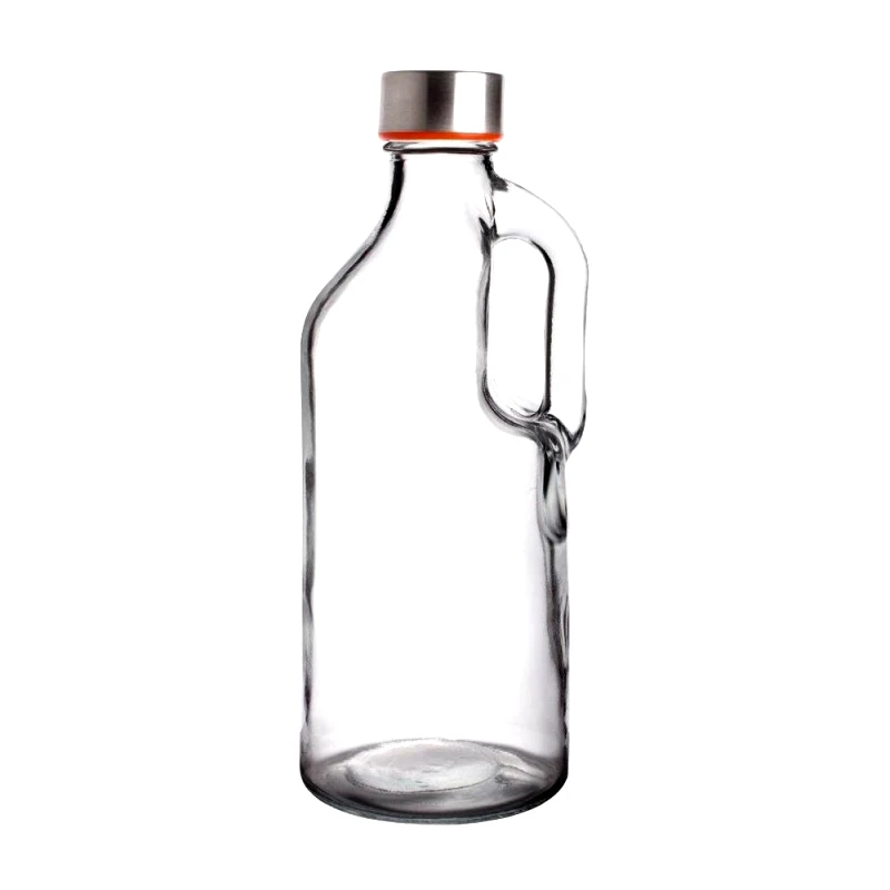 Max Home Μπουκάλι Νερού Γυάλινο Διάφανο 1000ml Altare Max Home ZT1319YBS16S (Σετ 2 Τεμάχια) (Υλικό: Γυαλί, Χρώμα: Διάφανο ) - Max Home - ZT1319YBS16S