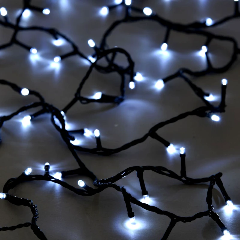 Iliadis Λαμπάκια 100 Led Με Πρόγραμμα Ψυχρό Λευκό Φως 5μ. iliadis 68804 (Σετ 2 Τεμάχια) - Iliadis - il_68804