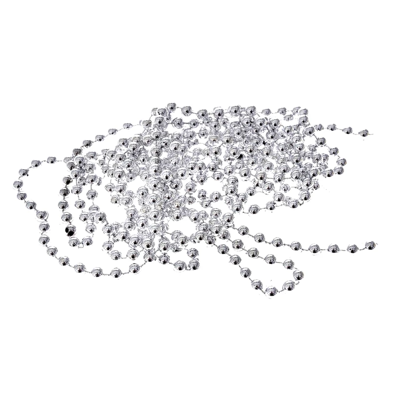 Iliadis Χριστουγεννιάτικη Γιρλάντα Πέρλας Ασημί 8mmx4μ. iliadis 79446 (Σετ 4 Τεμάχια) (Χρώμα: Ασημί ) - Iliadis - il_79446