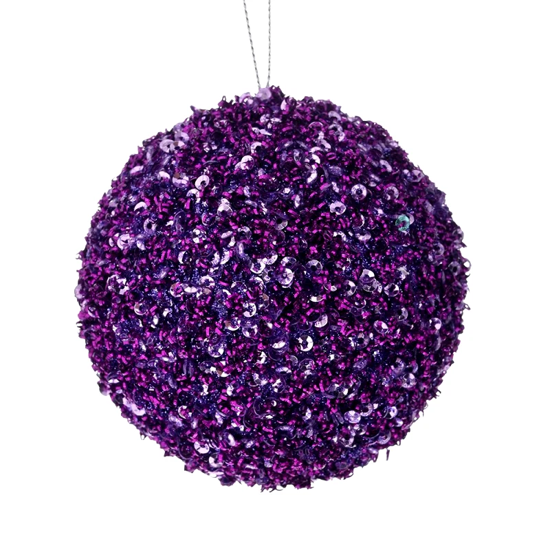 Iliadis Μπάλα Polyfoam Μωβ Glitter 8εκ. iliadis 83502 (Σετ 24 Τεμάχια) (Χρώμα: Μωβ, Υλικό: Polyfoam) - Iliadis - il_83502