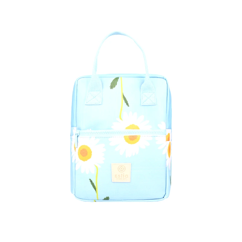 estia Τσάντα Φαγητού Ισοθερμική PVC Leather Dreamy Sky Save The Aegean Estia 7lt-20x14x27εκ. 01-22556 - estia - 01-22556