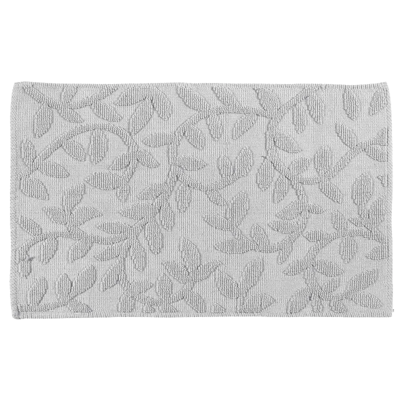 Das Home Ταπέτο Μπάνιου Βαμβακερό 50x80εκ. Bathmats 0628 Das Home (Ύφασμα: Βαμβάκι 100%, Χρώμα: Γκρι) - Das Home - 420750800628