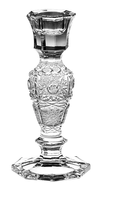 Κρύσταλλα Βοημίας Κηροπήγιο Κρυστάλλινο Bohemia 16εκ. CBH04800502 (Υλικό: Κρύσταλλο, Χρώμα: Διάφανο ) - Κρύσταλλα Βοημίας - CBH04800502