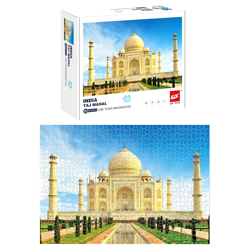 Toy Markt Παζλ 1000τμχ Taj Mahal India Σε Κουτί 20x5x25εκ. Toy Markt 69-1755 - Toy Markt - 69-1755