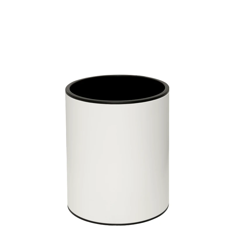 Pam & Co Καλάθι Απορριμμάτων 6lit Ανοιχτό Matt White 20x24εκ. Pam & Co 2024-033 (Χρώμα: Λευκό, Υλικό: Χάλυβας ) - Pam & Co - 2024-033