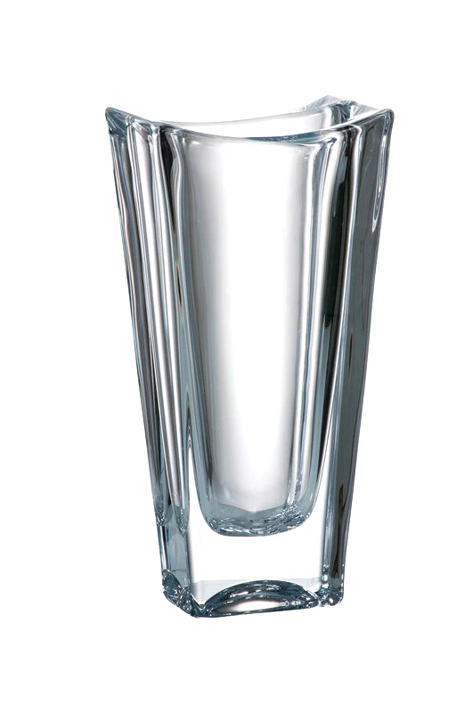 Κρύσταλλα Βοημίας Βάζο Κρυστάλλινο Bohemia Okinawa 30εκ. CTB02000101 (Υλικό: Κρύσταλλο, Χρώμα: Διάφανο ) - Κρύσταλλα Βοημίας - CTB02000101