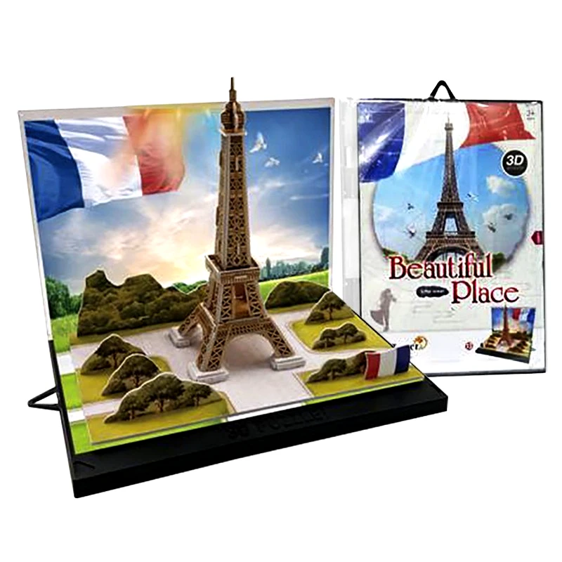 Toy Markt Παζλ 3D 23τμχ Πύργος Άιφελ Σε Κουτί 16x23εκ. Toy Markt 69-1541 - Toy Markt - 69-1541