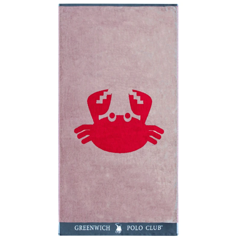 Greenwich Polo Club Πετσέτα Θαλάσσης Βαμβακερή 70x140εκ. Beach Towel 3661 Greenwich Polo Club Junior (Ύφασμα: Βαμβάκι 100%, Χρώμα: Κόκκινο) - Greenwich Polo Club - 267701403661