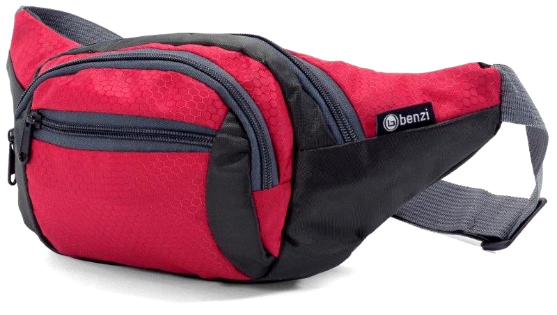 benzi Τσαντάκι Μέσης Polyester 34x9x13εκ. benzi 5640 Red (Ύφασμα: Polyester, Χρώμα: Κόκκινο) - benzi - BZ5640-red