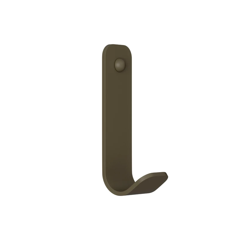 Pam & Co Κρεμάστρα Τοίχου Μεταλλική Matt Light Bronze Pam & Co 5x5x13εκ. 15-963 (Υλικό: Μεταλλικό, Χρώμα: Μπρονζέ) - Pam & Co - 15-963