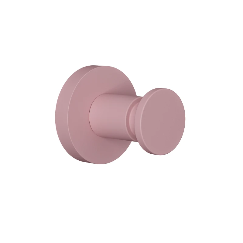 Pam & Co Κρεμάστρα Τοίχου Μεταλλική Matt Pink Pam & Co 5x5x5εκ. 12-303 (Υλικό: Μεταλλικό, Χρώμα: Ροζ) - Pam & Co - 12-303