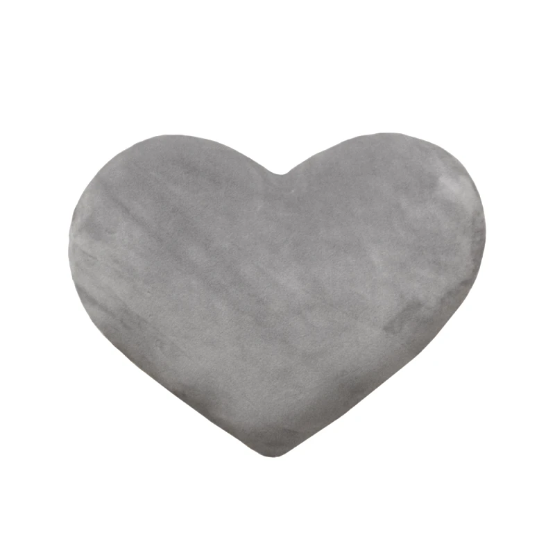 Saint Clair Διακοσμητικό Μαξιλαράκι 30x30εκ. Polyester Heart Silver Saint Clair (Ύφασμα: Polyester, Χρώμα: Ασημί ) - Saint Clair - 5206480546273