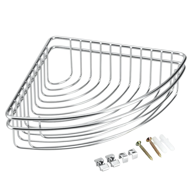 METALTEX Εταζέρα Γωνιακή Μονή Ανοξείδωτη Cuba METALTEX 19x19x6εκ. 16-404622 (Υλικό: Ανοξείδωτο) - METALTEX - 16-404622