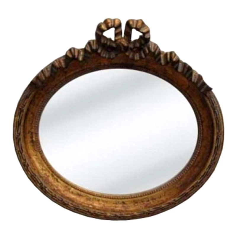 PAPADIMITRIOU INTERIOR PAPSHOP Καθρέπτης Τοίχου Αντικέ Ξύλινος - Polyresin PAPSHOP 25x20εκ. SH148 (Υλικό: Ξύλο, Χρώμα: Μαύρο) - PAPADIMITRIOU INTERIOR PAPSHOP - SH148