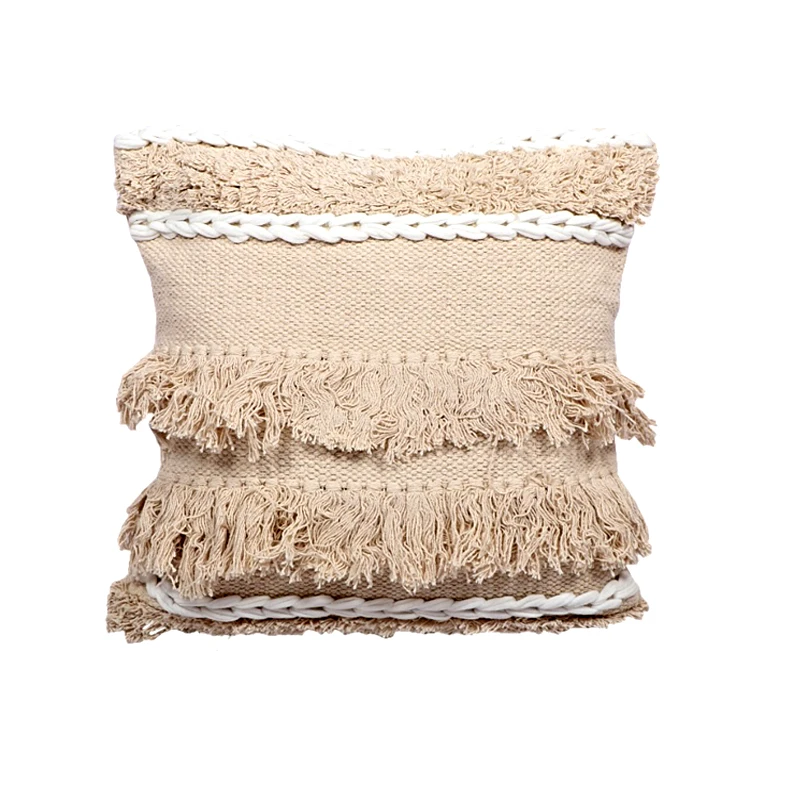 Art Et Lumiere Διακοσμητική Μαξιλαροθήκη Βαμβακερή Λευκή Ιβουάρ Art Et Lumiere 45x45εκ. 10452 (Ύφασμα: Βαμβάκι 100%, Χρώμα: Λευκό) - Art Et Lumiere - lumiere_10452