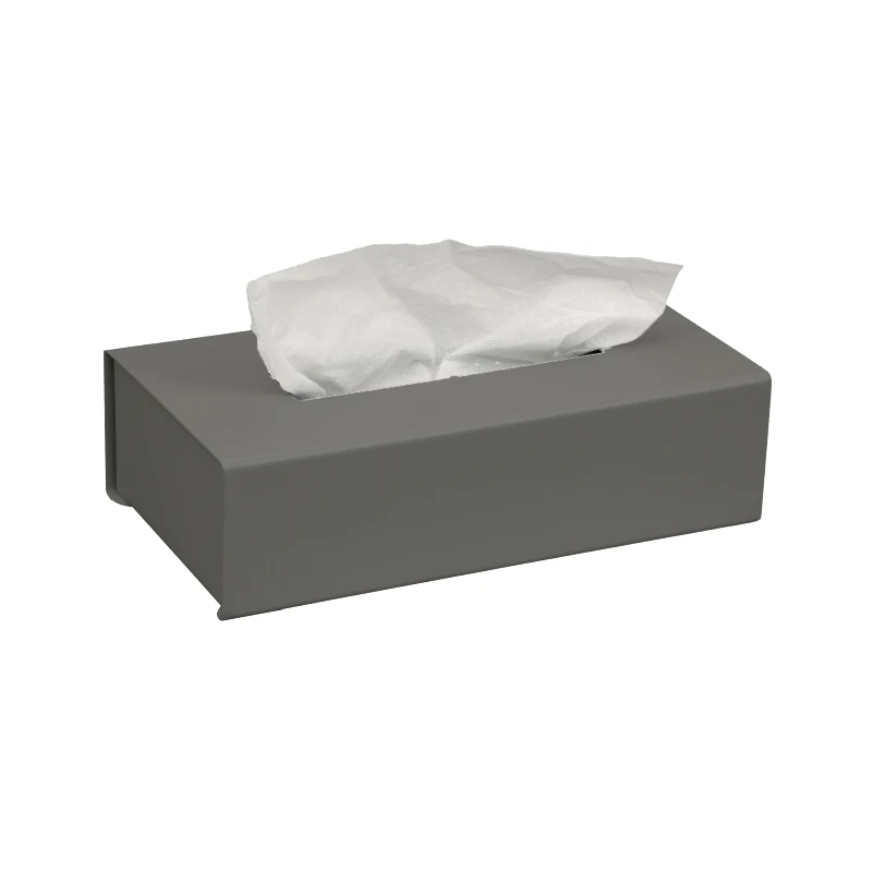 Pam & Co Θήκη Για Χαρτομάντηλα Inox Concrete Matte 25x13x7,5εκ. Pam & Co 120-163 (Χρώμα: Γκρι, Υλικό: Inox) - Pam & Co - 120-163