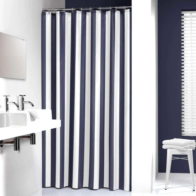 sealskin Κουρτίνα Υφασμάτινη "Linje Blue" Sealskin 180x200εκ. (Ύφασμα: Polyester) - sealskin - sl-233011324