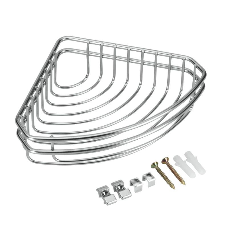 METALTEX Εταζέρα Γωνιακή Μονή Ανοξείδωτη Cuba METALTEX 15x15x5εκ. 16-404620 (Υλικό: Ανοξείδωτο) - METALTEX - 16-404620