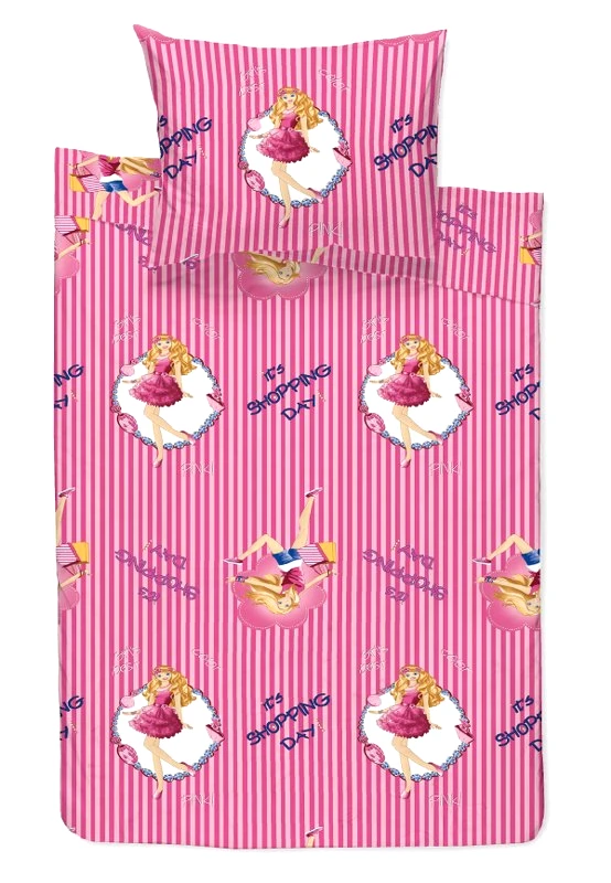 24home.gr Κουβερλί Μονό 160x240εκ. Nina 24home (Ύφασμα: 50% Cotton-50% Polyester, Χρώμα: Ροζ) - 24home.gr - 24-nina-k1