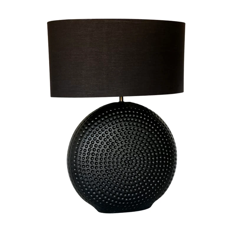 Art Et Lumiere Φωτιστικό Επιτραπέζιο Κεραμικό Μαύρο 50,5x26x65εκ. Art Et Lumiere 30180 (Υλικό: Κεραμικό, Χρώμα: Μαύρο) - Art Et Lumiere - lumiere_30180