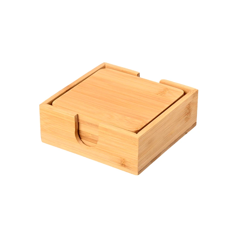 estia Σουβέρ Σετ 5τμχ Bamboo Essentials Estia 11x11εκ. 01-19723 (Υλικό: Bamboo) - estia - 01-19723