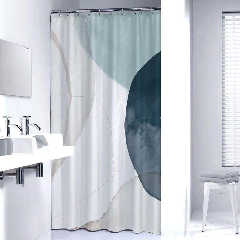 sealskin Κουρτίνα Μπάνιου Αδιάβροχη Υφασμάτινη 180x200εκ. Earth Dark Green Sealskin 800140 (Ύφασμα: Polyester, Χρώμα: Πράσινο ) - sealskin - sl-800140