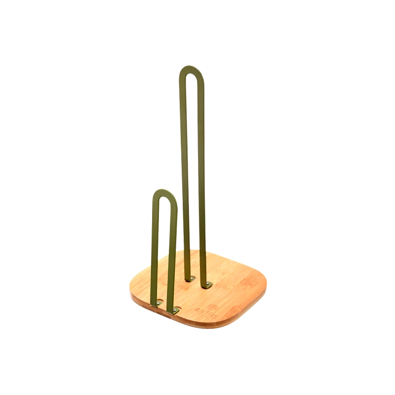 estia Βάση Για Ρολό Κουζίνας Μεταλλική-Bamboo Λαδί Essentials Estia 16x31,5εκ. 01-14131 (Υλικό: Μεταλλικό, Χρώμα: Λαδί) - estia - 01-14131